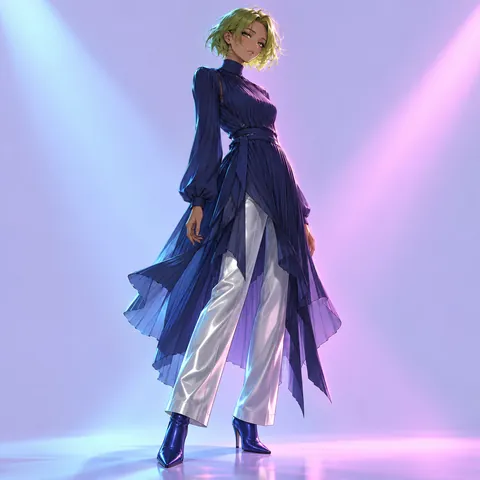 Pleats: let repetition support the rhythm example