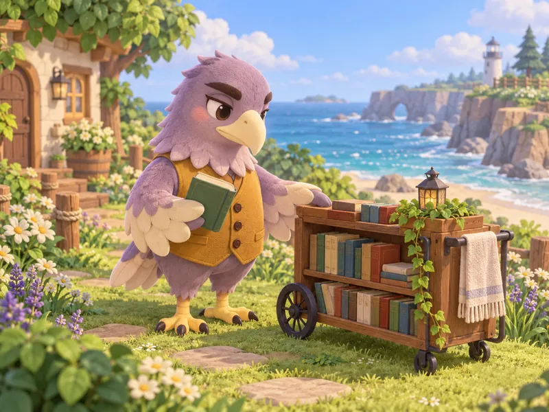 Lavender Ledger, a eagle OC idea