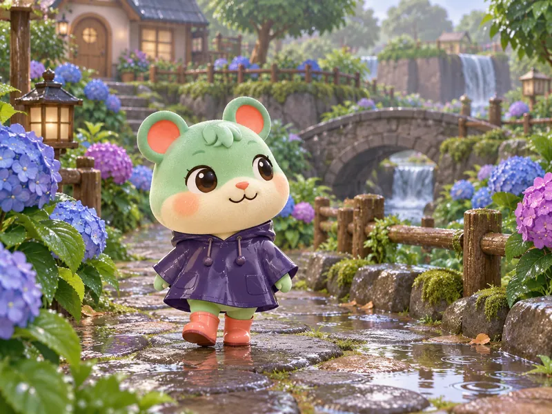 Mint Drizzle, a hamster OC idea