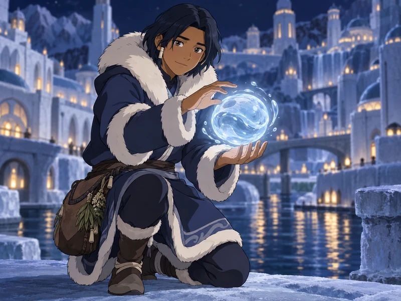 Ukaliq, a water healer OC idea
