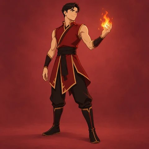 Firebending example
