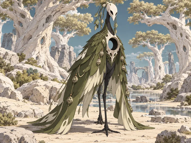 Moss Curlew, Hollow OC example