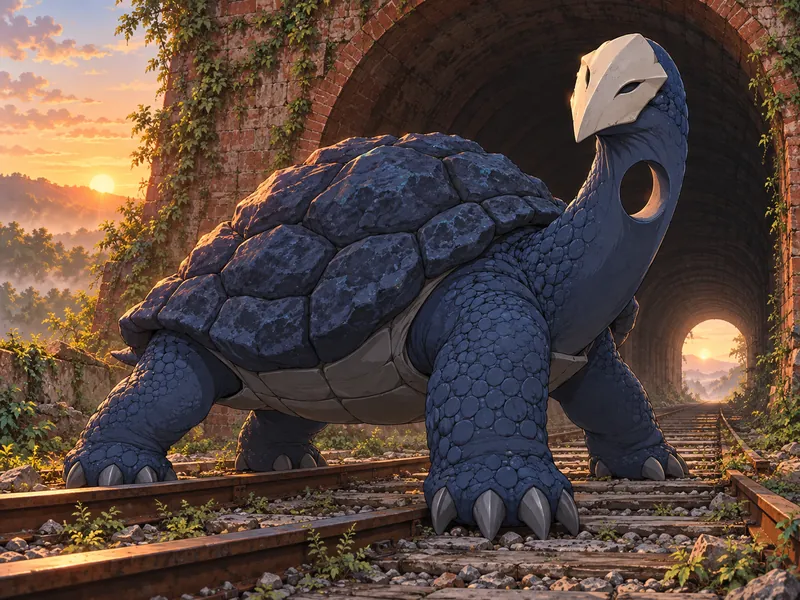 Indigo Tortoise, original Hollow character