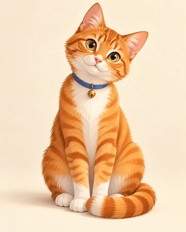 Kumquat Copperbell, an original cat character