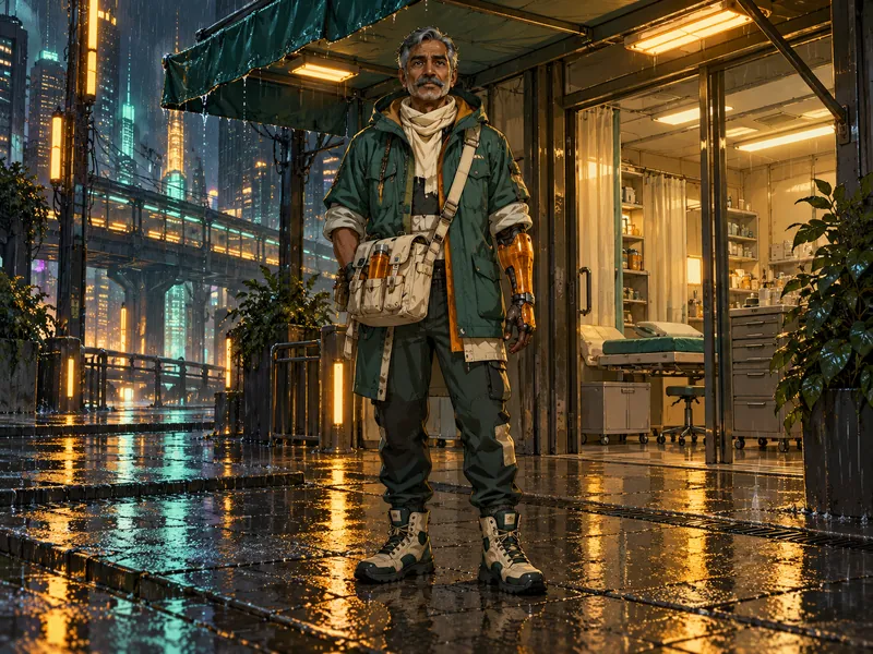 Davin Mossquay, Street medic OC example