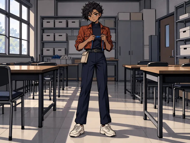 Ritsu Kusamori, a knot expert OC idea
