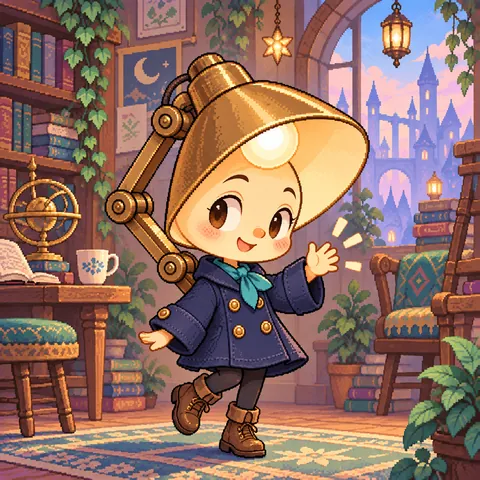 Luma Wick in Chibi style