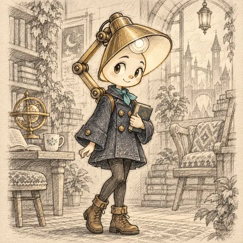Luma Wick in Sketch style