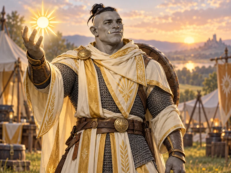 Dorran Highcairn, Cleric OC example