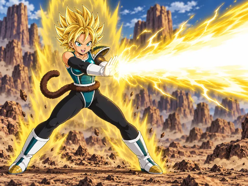 Kohlra, a saiyan OC idea