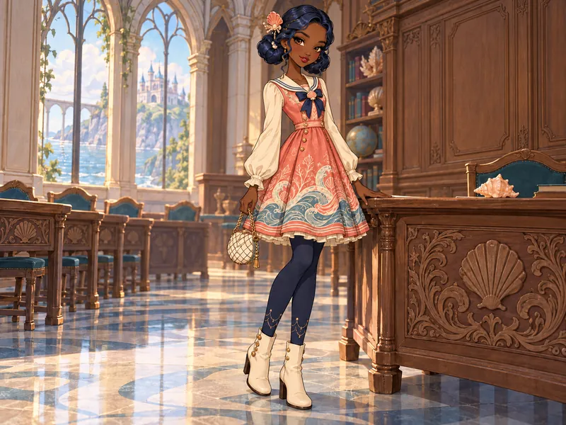 Coralie Tidepocket, a seafaring tale OC idea