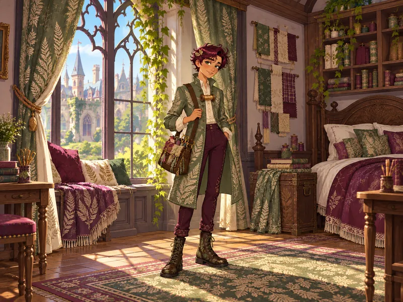 Merrit Fernstitch, a woodland tale OC idea