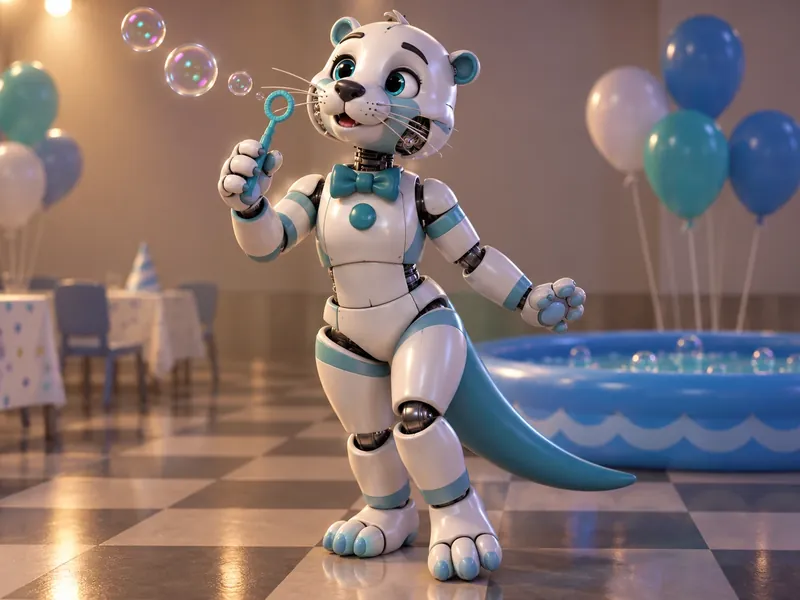 Puddle, Funtime otter OC example
