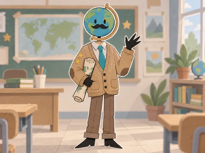Mister Meridian, Map teacher OC example