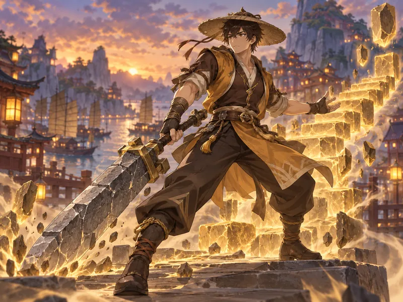 Pan Shilei, Stonemason OC example