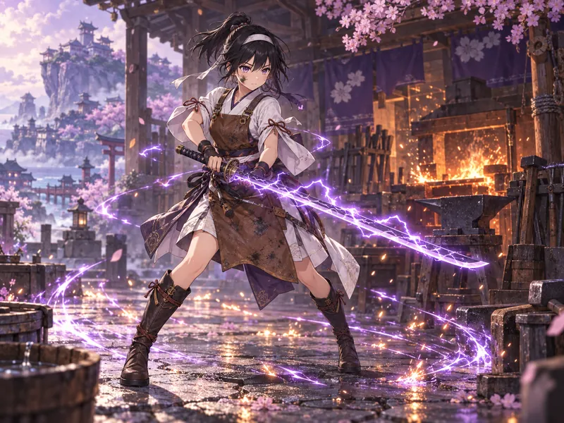 Sekiya Tsumugi, Swordsmith OC example