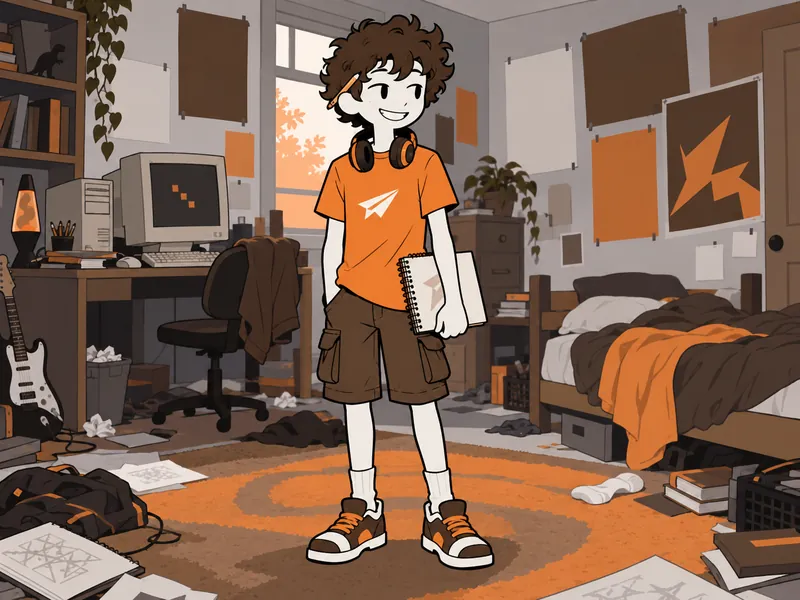 Milo Ashgrove, Human kid OC example