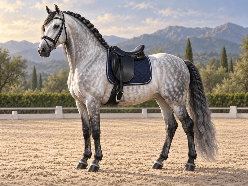 Slate Minuet, a dressage horse OC idea
