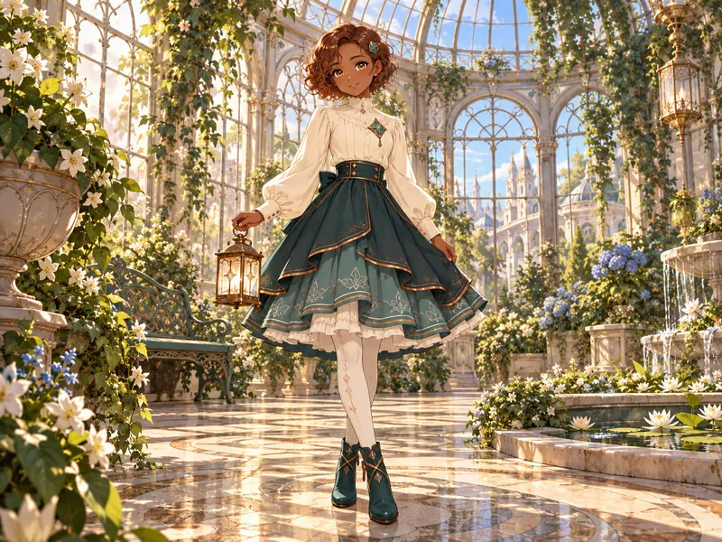 Copper Conservatory, a floral OC idea