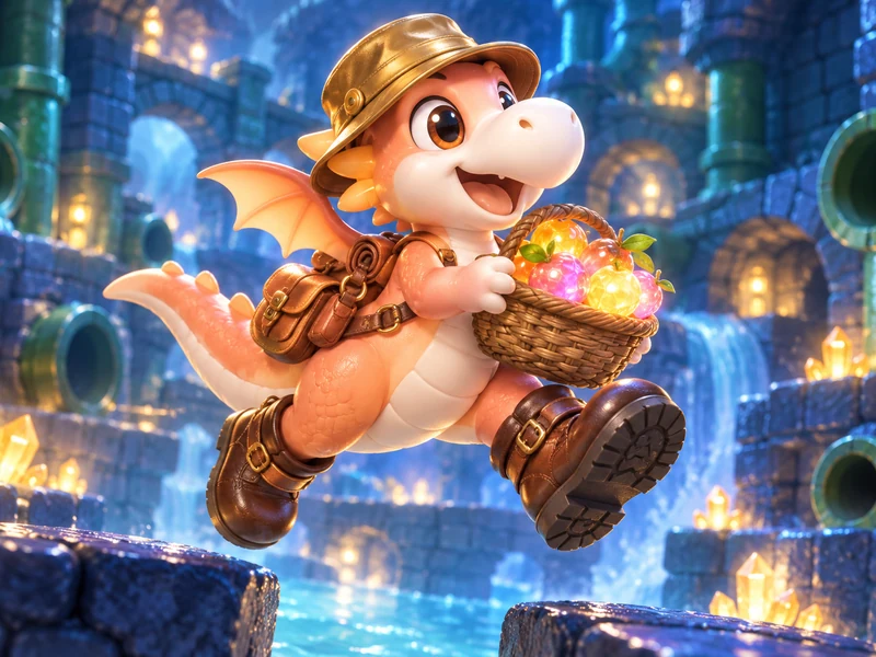 Quince, a yoshi explorer OC idea
