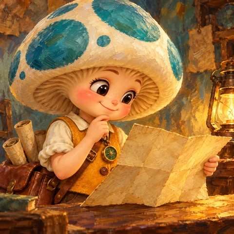 Tilly Brightcap in Semi-real style