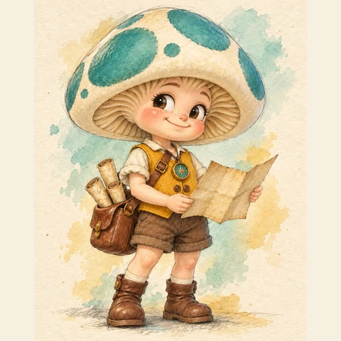 Tilly Brightcap in Sketch style