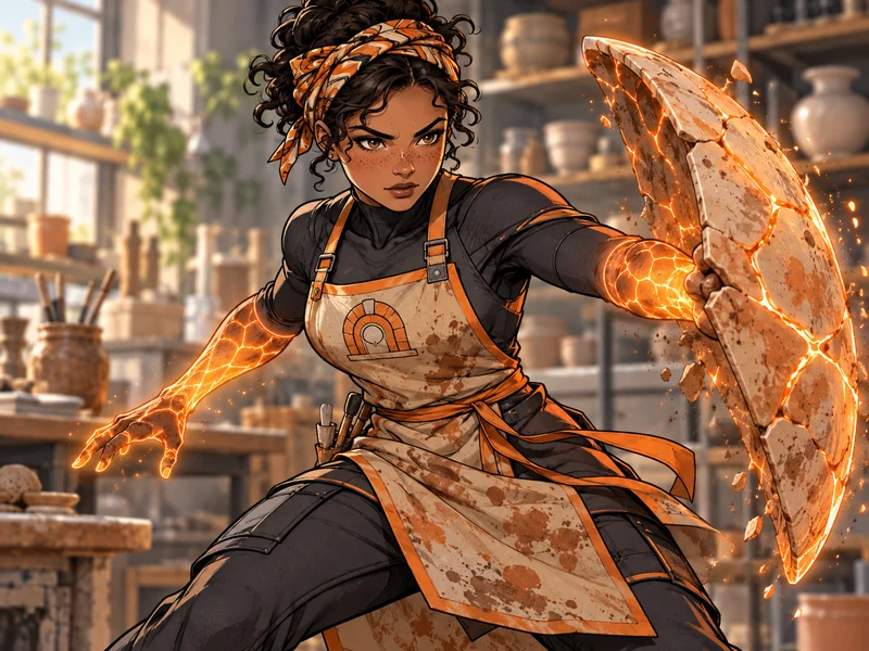 Kiln, a inhuman hero OC idea