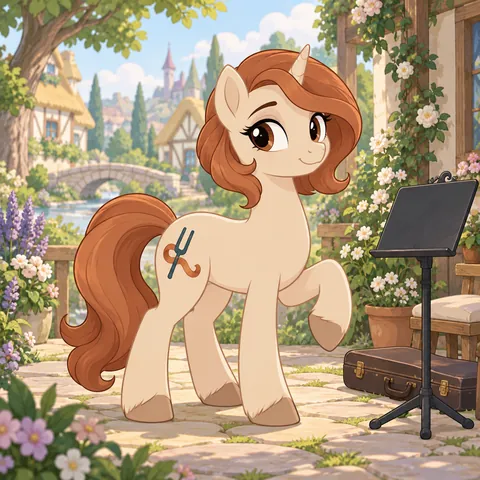 Linen Cadenza, original character illustration