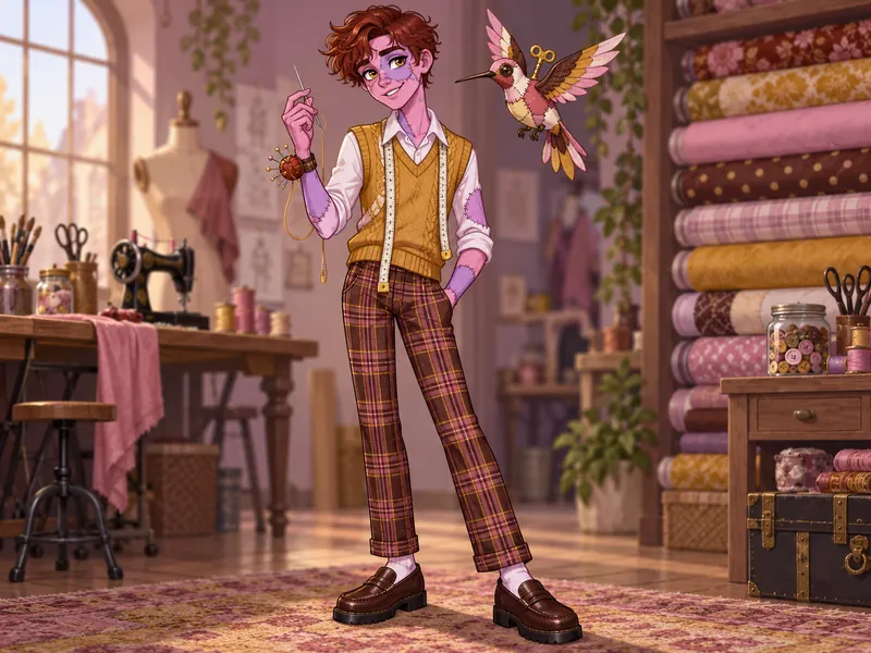 Seamus Patchwell, a stitched OC idea