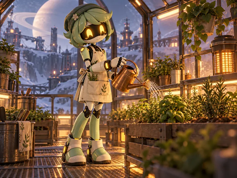 Gale Thimble, a gardener OC idea