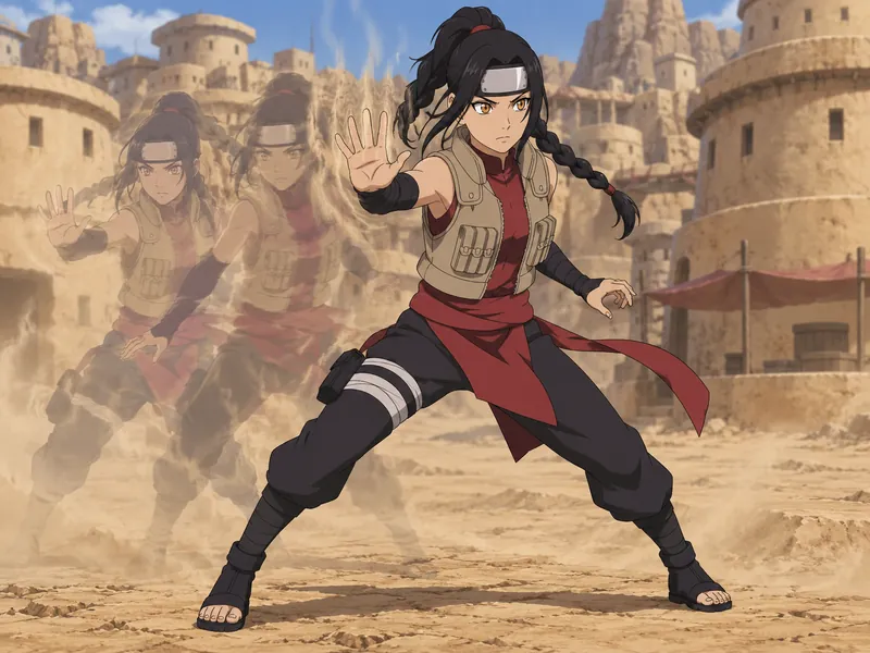 Kaho Karakaze, Sand chunin OC example