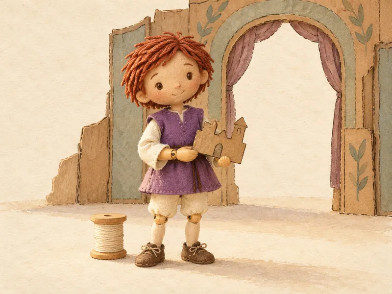 The felt-stage maker: felt doll prop maker