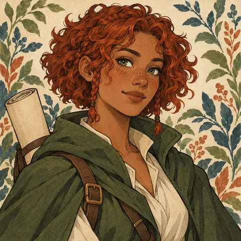 Aelara Briarhaven, fantasy original character portrait