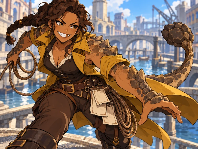 Copper-Tooth Cassia, Bounty hunter OC example