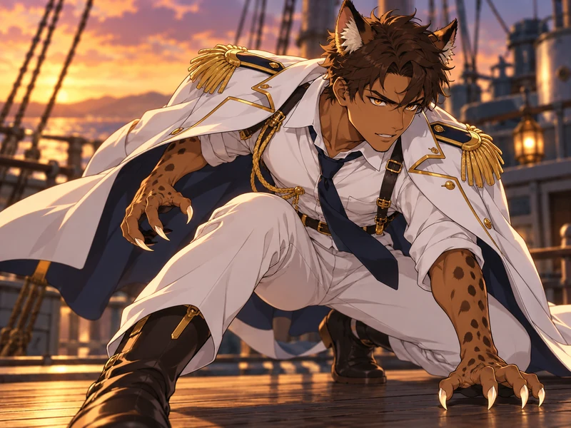 Crosswind Ansel, Marine officer OC example