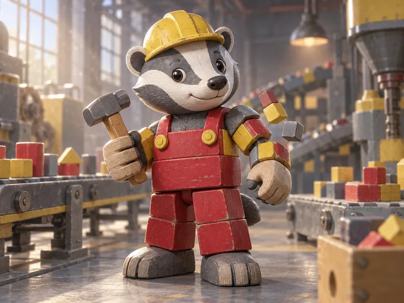 Bricky Badger, Brick mascot OC example