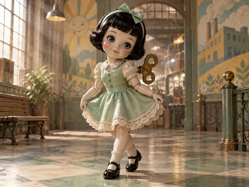 Tilly Tock, Wind-up doll OC example