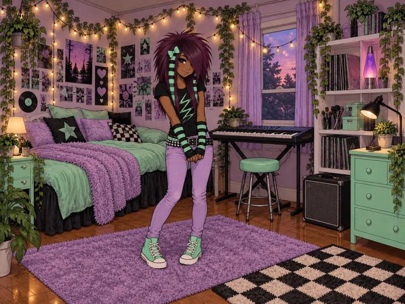 Inez Flicker, Scene OC example