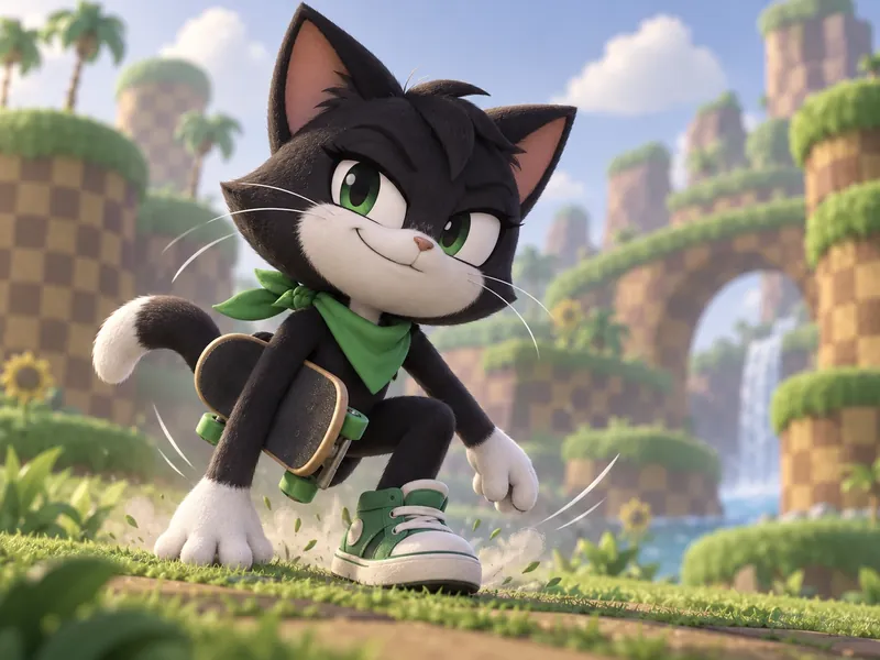 Moxie the Cat, Cat rival OC example