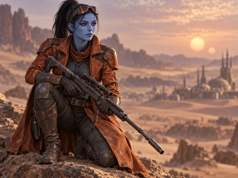 Vir'esha, a bounty hunter OC idea