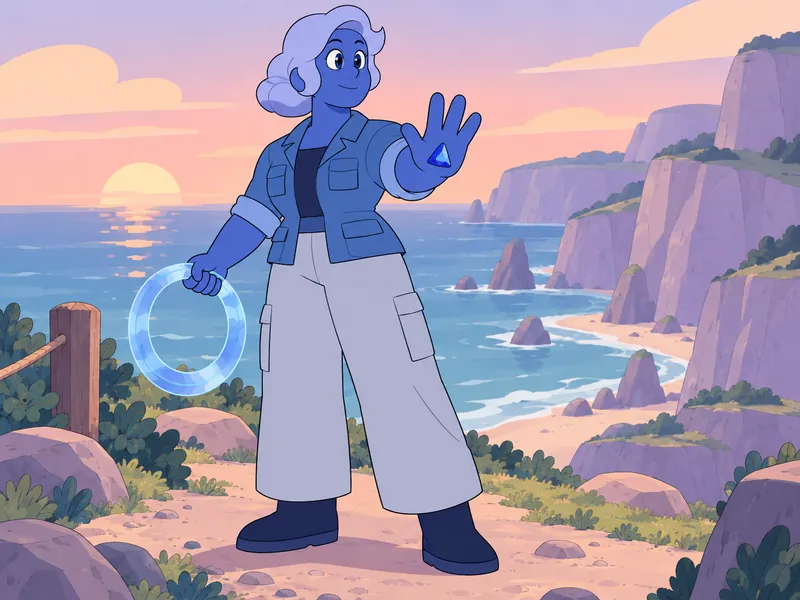 Benitoite, a signal keeper OC idea