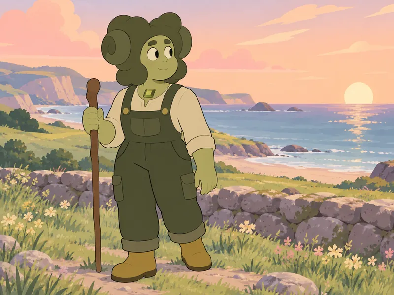 Kornerupine, a trail restorer OC idea