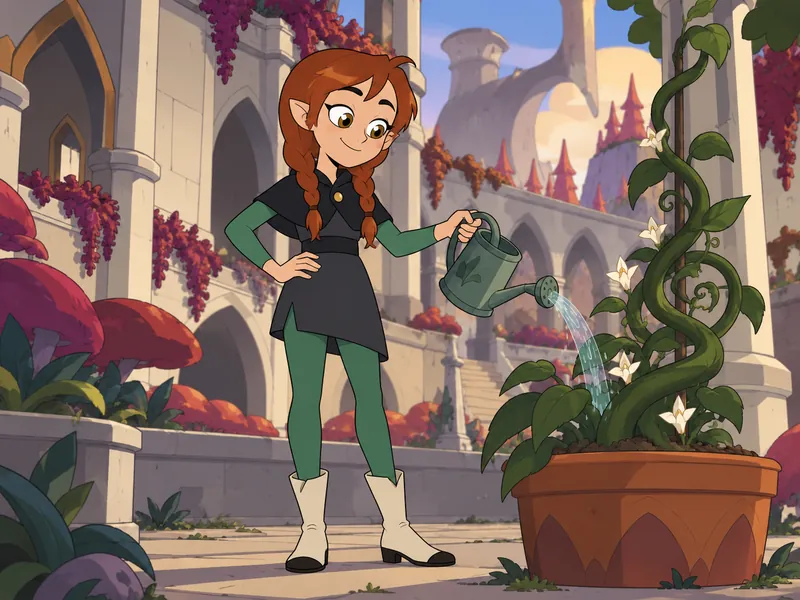 Nessa Copperfern, a plant OC idea
