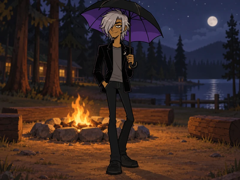 Corvin, a goth OC idea