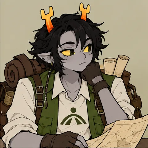 Original olive-blood troll Calrix Marnix