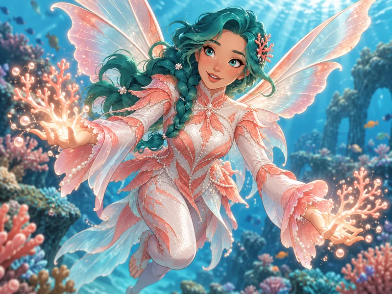 Marisol Brightwater, a sirenix fairy OC idea