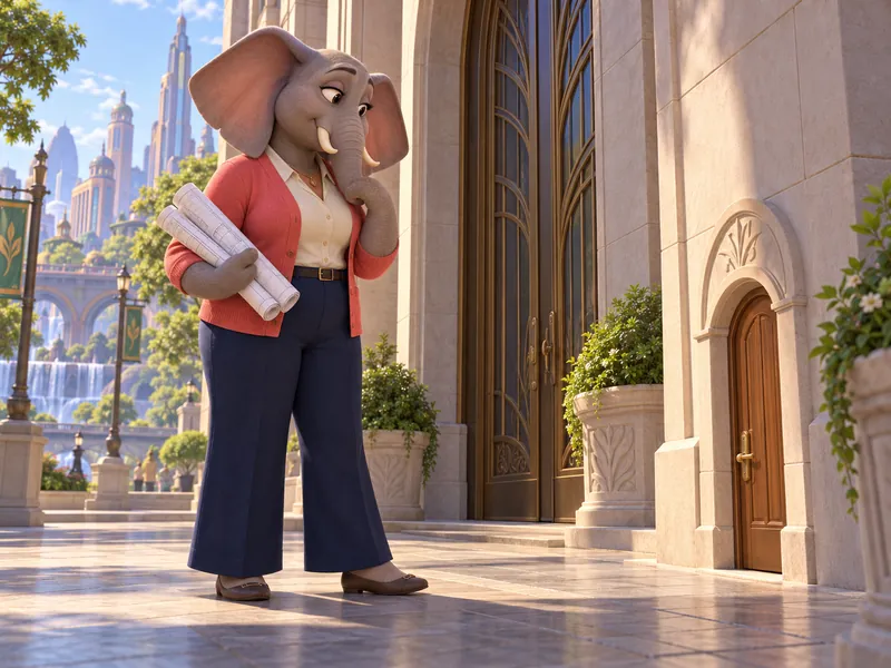 Cora Broadstep, Elephant OC example