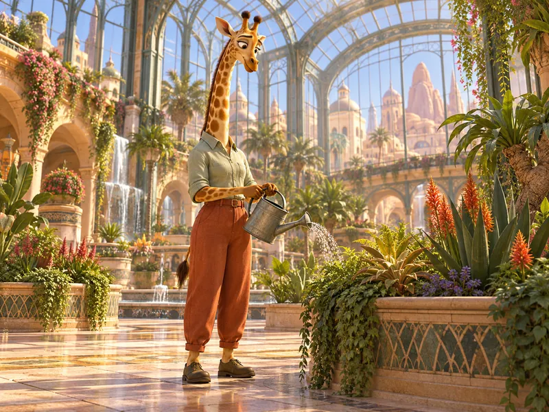Soren Canopyfold, Giraffe keeper OC example