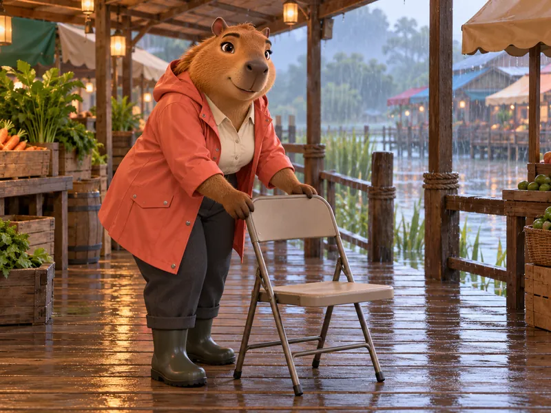 Vera Drizzlebank, Capybara host OC example
